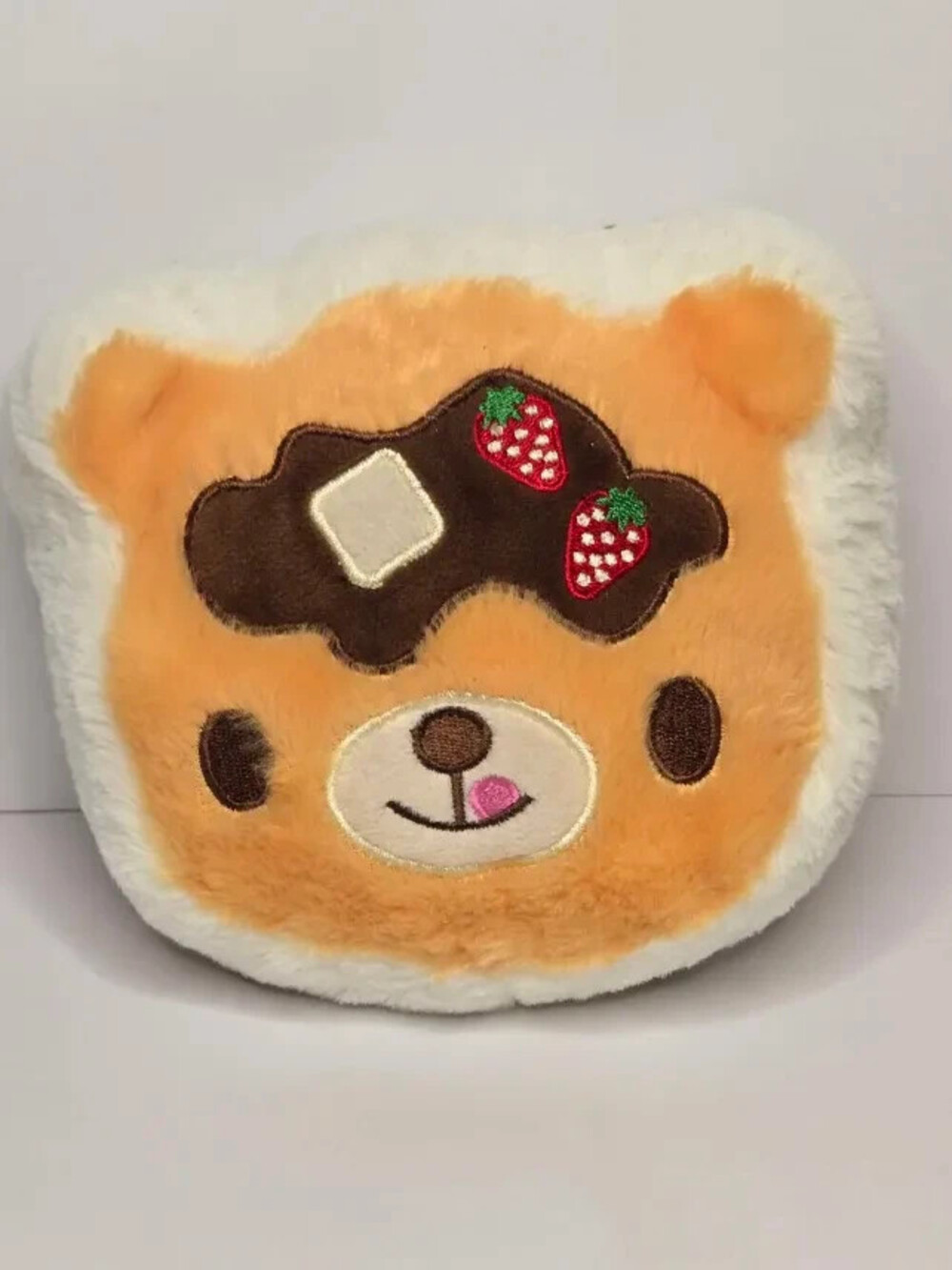 Cuddle Barn Beary Souffle Plush PlushGoals Kawaii Pancake Toast Stuffed Animal